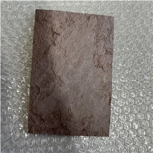 Ultra Thin Natural Slate Veneer Tiles Flexible Stone Sheet